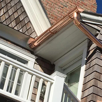 copper gutter installation Malverne ny